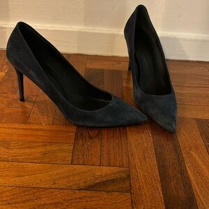 Theory Navy Suede Stilettos 9.5 (40)